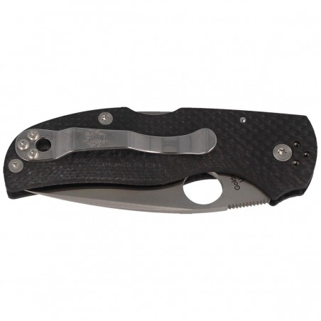 Nóż składany Spyderco Native 5 Fluted Carbon Fiber CPM S90V (C41CFFP5)