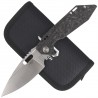 Nóż składany Bestech Shodan Grey Titanium / Carbon Fiber, Stonewash / Satin CPM S35VN by Todd Knife and Tool (BT1910C)
