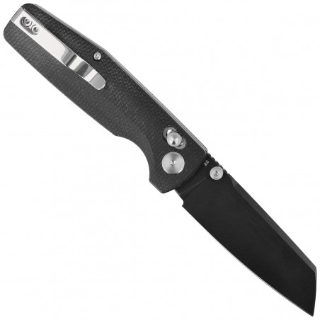 Nóż składany Bestech Slasher Black Micarta, Black Stonewashed D2 (BG43A-2)
