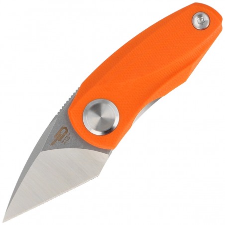 Nóż składany Bestech Tulip Orange G10, Satin / Stonewashed 14C28N by Ostap Hel (BG38C)