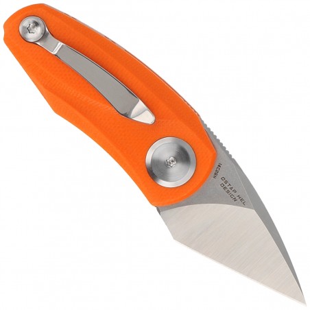 Nóż składany Bestech Tulip Orange G10, Satin / Stonewashed 14C28N by Ostap Hel (BG38C)