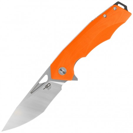 Nóż składany Bestech Toucan Orange G10, Stonewashed / Satin D2 (BG14D-1)