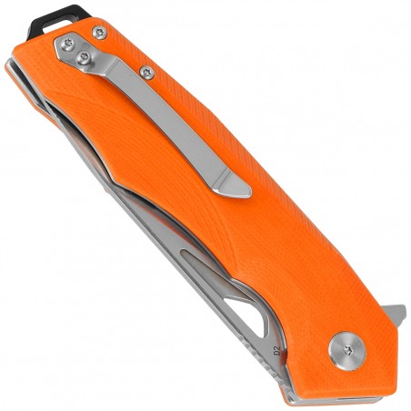 Nóż składany Bestech Toucan Orange G10, Stonewashed / Satin D2 (BG14D-1)