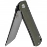 Nóż składany Bestech Kendo Army Green G10, Black / Satin D2 (BG06B-2)