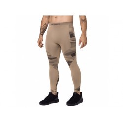 Legginsy męskie Spaio Military piaskowe