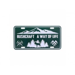 Tablica rejestracyjna Fosco Bushcraft a way of life