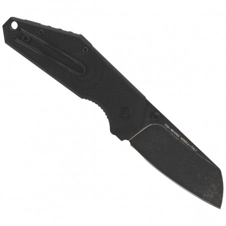 Nóż składany FOX Kea Black G10, Black Stonewashed N690Co by Jared Wihongi (FX-650)