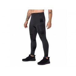 Legginsy męskie Spaio Military piaskowe szare