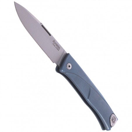Nóż składany LionSteel Thrill Blue Titanium, Satin M390 by Molletta (TL BL)