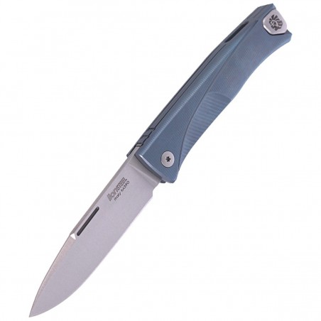 Nóż składany LionSteel Thrill Blue Titanium, Satin M390 by Molletta (TL BL)