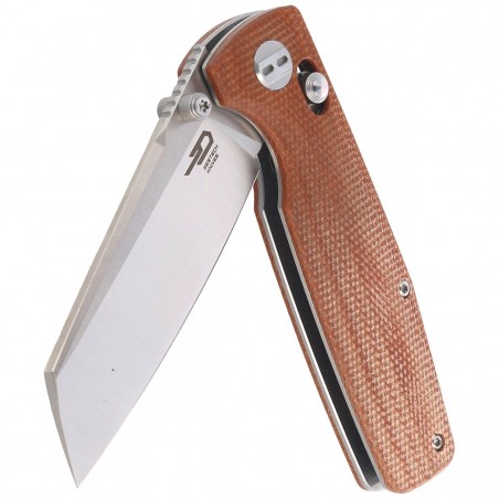 Nóż składany Bestech Slasher Natural Micarta, Satin D2 (BG43D) Nóż składany Bestech Slasher Natural Micarta, Satin D2 (BG43D)