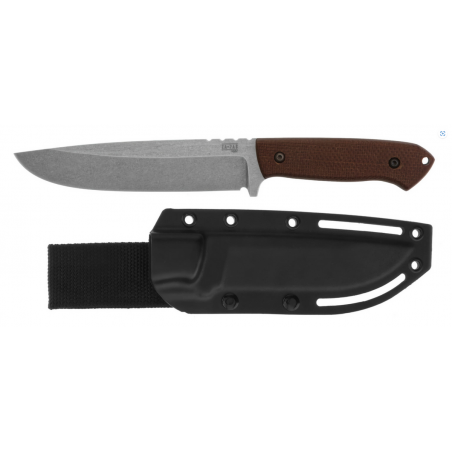 Nóż Za-Pas Expendable Brown Micarta, Acid Stonewashed NMV (EX-ST-M-BR) Nóż Za-Pas Expendable Brown Micarta, Acid Stonewashed NMV (EX-ST-M-BR)