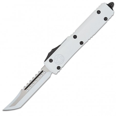 Noż automatyczny OTF Microtech Ultratech Storm Trooper Hellhound / Warhound Set Signature White Aluminum, White M390 by Tony Mar
