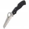 Nóż składany Spyderco Rescue 79mm FRN Black (C45SBK)