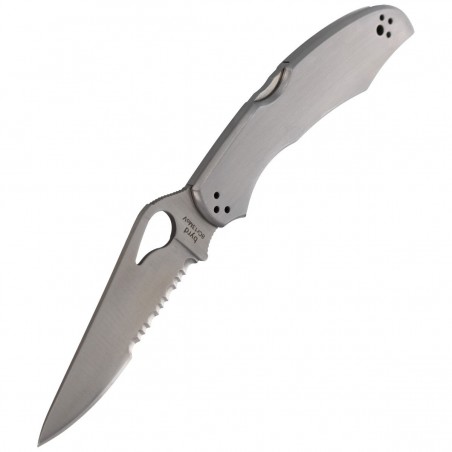 Nóż składany Spyderco Byrd Cara Cara 2 Stainless, Combination (BY03PS2)