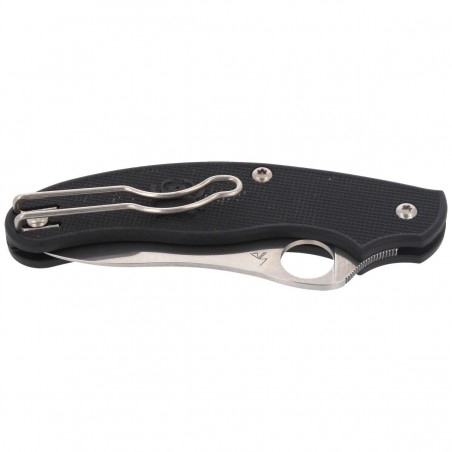 Nóż składany Spyderco UK Penknife FRN Black Drop Point Plain (C94PBK3)