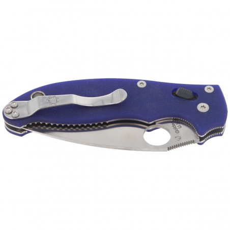 Nóż składany Spyderco Manix 2 G-10 Dark Blue CPM S110V (C101GPDBL2)