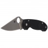 Nóż składany Spyderco Para 3  Lightweight Black Plain (C223PBK)