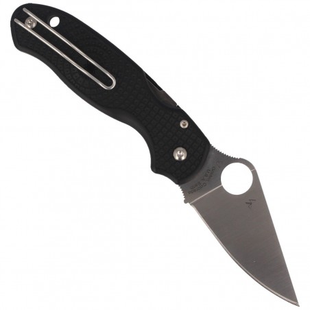 Nóż składany Spyderco Para 3  Lightweight Black Plain (C223PBK)