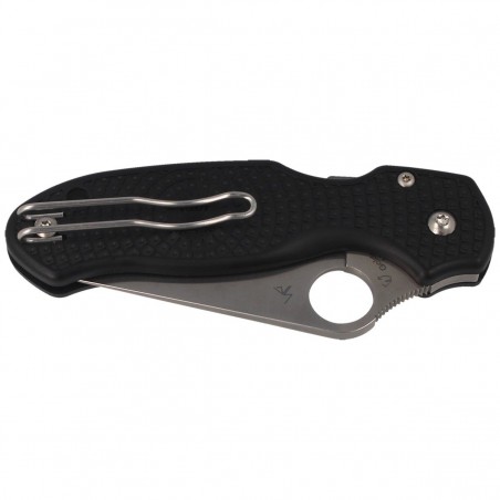 Nóż składany Spyderco Para 3  Lightweight Black Plain (C223PBK)