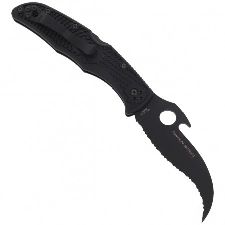 Nóż składany Spyderco Matriarch 2 FRN Black Emerson Opener Black Blade (C12SBBK2W)