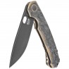 Nóż składany MKM Eclipse Bronze Titanium, Black Stonewashed MagnaCut by Jesper Voxnæs (MK EL-BRCFD)