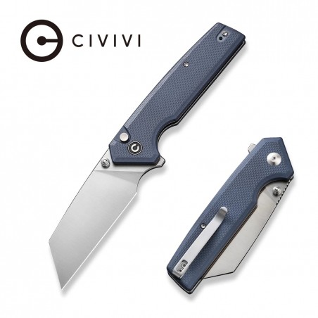 Nóż składany Civivi Amirite Neutral Blue G10, Satin Nitro-V (C23028-1)