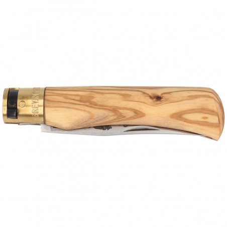 Nóż składany Antonini Old Bear Classical L Olive Wood, Satin C70 (9306/21_LU)