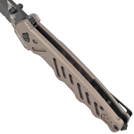 Nóż składany Extrema Ratio Caimano Nero N.A. Ranger LE No ???/250 Tactical Mud Aluminium, Geotech Camo N690 (04.1000.0166/BW/TM)