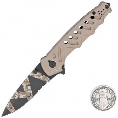 Nóż składany Extrema Ratio Caimano Nero N.A. Ranger LE No ???/250 Tactical Mud Aluminium, Geotech Camo N690 (04.1000.0166/BW/TM) Nóż składany Extrema Ratio Caimano Nero N.A. Ranger LE No ???/250 Tactical Mud Aluminium, Geotech Camo N690 (04.1000.0166/BW/TM)