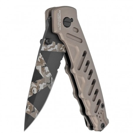 Nóż składany Extrema Ratio Caimano Nero N.A. Ranger LE No ???/250 Tactical Mud Aluminium, Geotech Camo N690 (04.1000.0166/BW/TM)