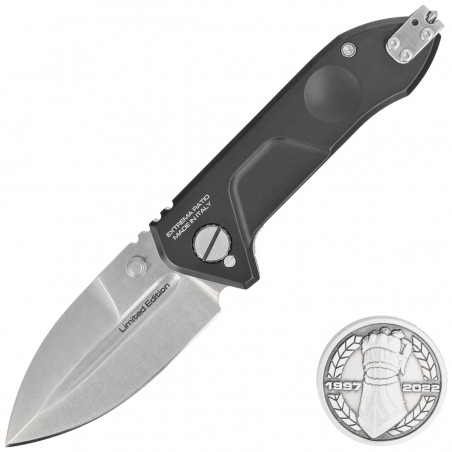 Nóż Extrema Ratio Frame Rock XXV Anniversarium LE No ???/100 Tytan, Satin N690 (04.1000.0456/SAT/BLK-XXV) Nóż Extrema Ratio Frame Rock XXV Anniversarium LE No ???/100 Tytan, Satin N690 (04.1000.0456/SAT/BLK-XXV)