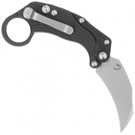 Nóż składany Reate EXO-K Gravity Karambit Black Aluminium, Stonewashed N690