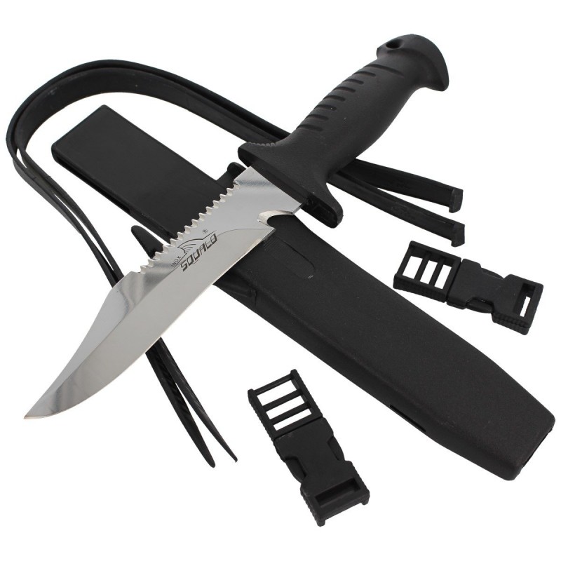 Nóż nurkowy MAC Coltellerie 170mm (SQUALO 17 BLACK)