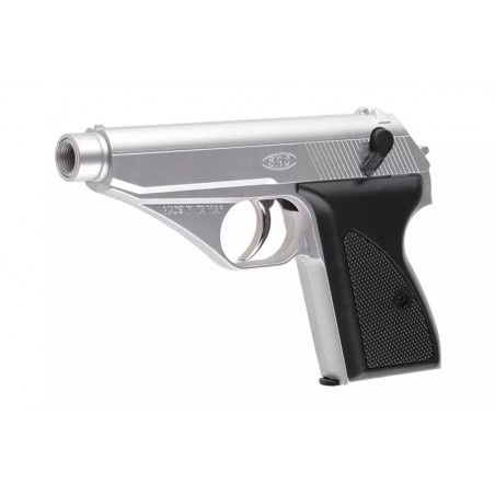Replika pistoletu 7.65 - srebrna