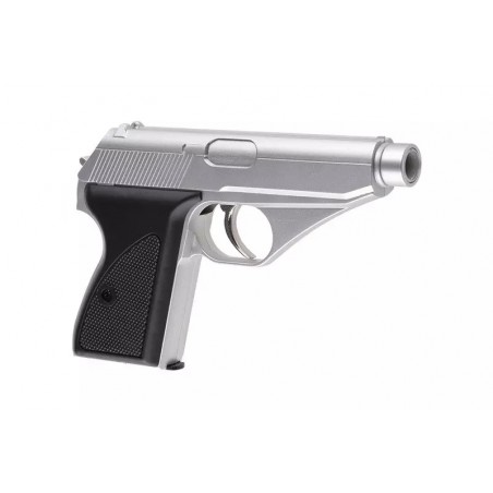 Replika pistoletu 7.65 - srebrna