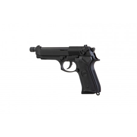 Replika pistoletu SR92 z tłumikiem - czarna