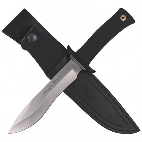 Nóż Muela Black Rubber, Satin 420H (55-16)
