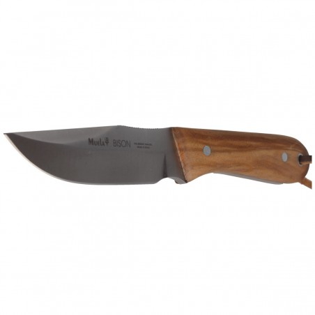 Nóż Muela Bison-9.OL Olive Wood, Satin X50CrMoV15