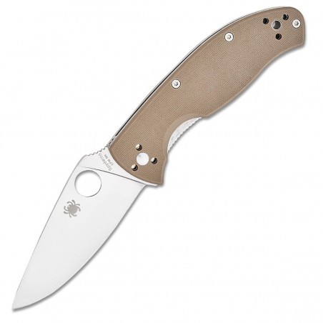 Nóż składany Spyderco Tenacious Brown G10, Satin CPM M4 by Eric Glesser (C122GBNM4P)