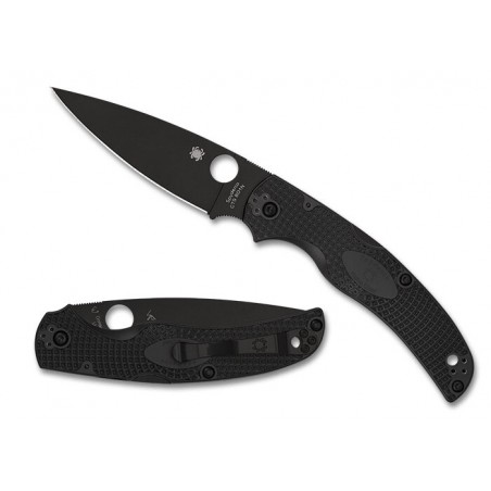 Nóż składany Spyderco Native Chief Black FRN, DLC CTS BD1N (C244PBBK)