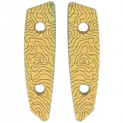 Okładziny na rękojeść noża Turq Gear Map01 G10 Art Series Cubic