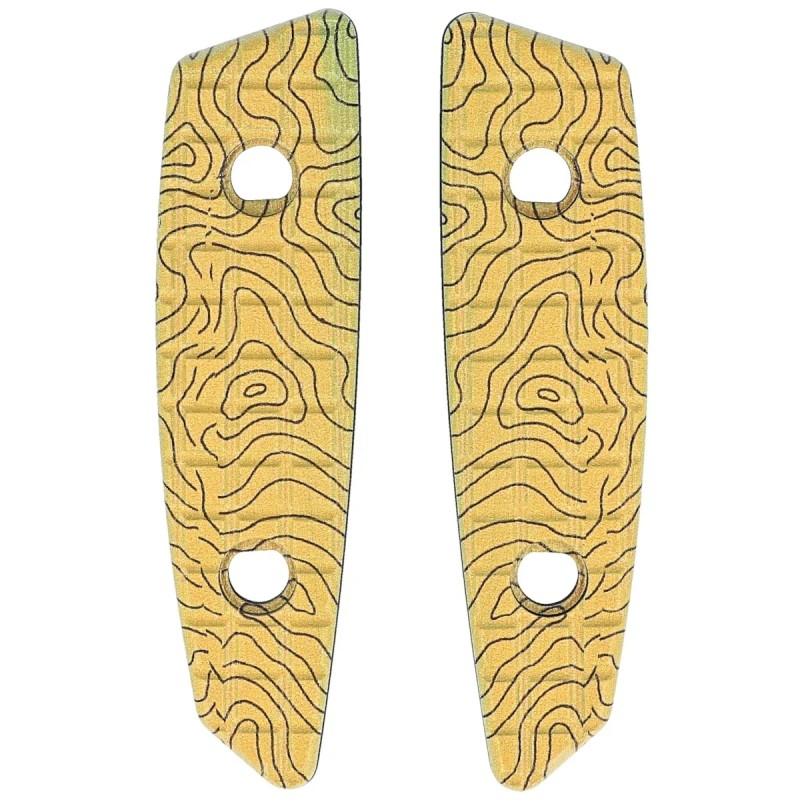 Okładziny na rękojeść noża Turq Gear Map01 G10 Art Series Cubic