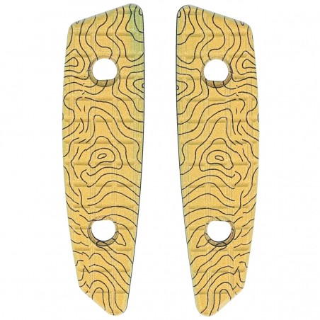 Okładziny na rękojeść noża Turq Gear Map01 G10 Art Series Cubic Okładziny na rękojeść noża Turq Gear Map01 G10 Art Series Cubic