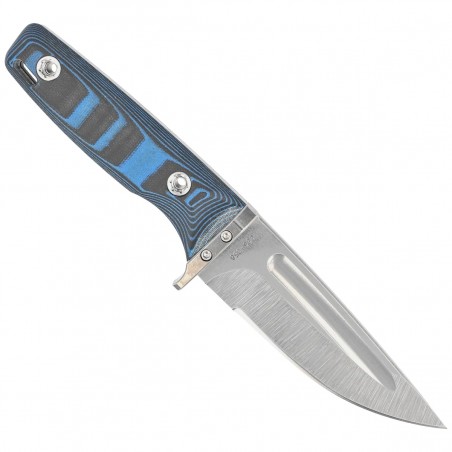 Nóż Medford The Deep Tumbled, Black/Blue G10, PVD HW, 20CV (MK116VTQ-12KB-SPQ3-Q4)