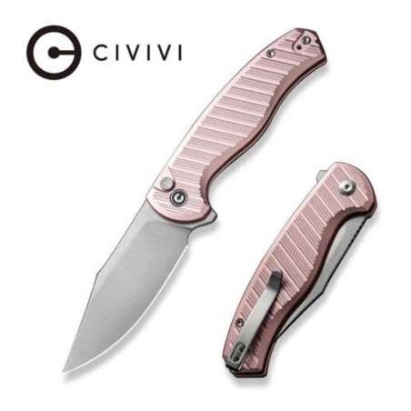 Nóż składany Civivi Stormhowl Light Pink Aluminum, Satin Nitro-V (C23040B-3)