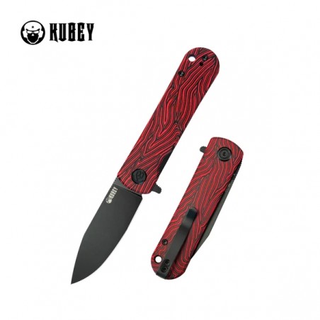 Nóż składany Kubey NEO Red / Black Damascus G10, Black Stonewashed AUS-10 by Keanu Alfaro (KU371F) Nóż składany Kubey NEO Red / Black Damascus G10, Black Stonewashed AUS-10 by Keanu Alfaro (KU371F)