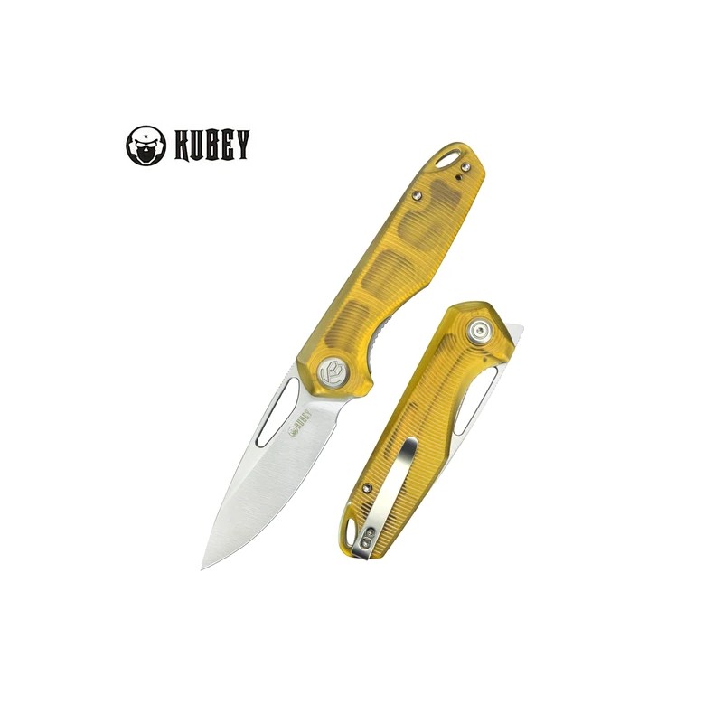 Nóż składany Kubey Doris Ultem, Satin 14C28N (KU324H)