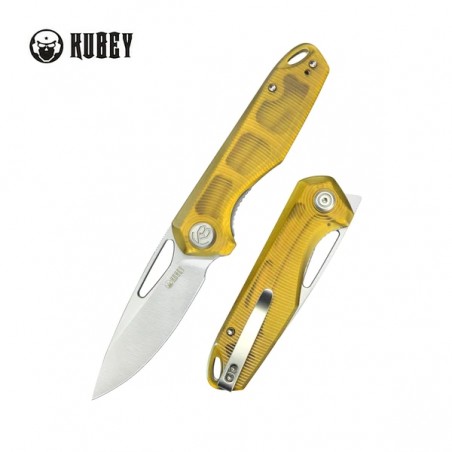 Nóż składany Kubey Doris Ultem, Satin 14C28N (KU324H)