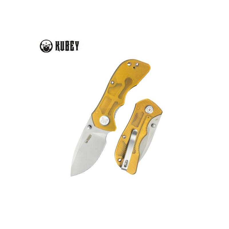 Nóż składany Kubey Karaji Ultem, Bead Blasted 14C28N (KU180H)